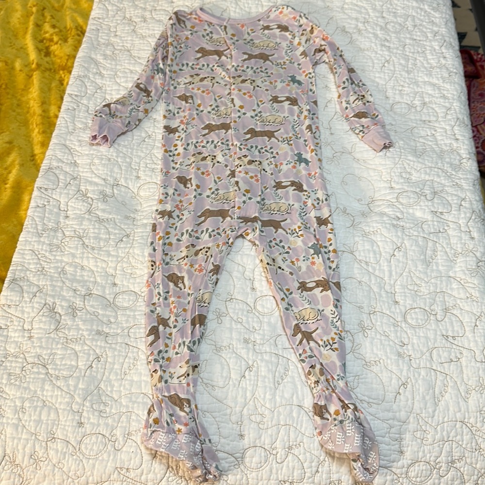 Cute Magnetic Me onesie - dogs pattern